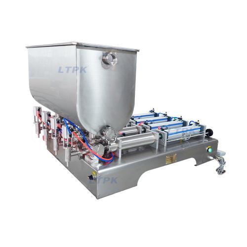 G4WG10-100ml Four head semi-automatic paste filling machine