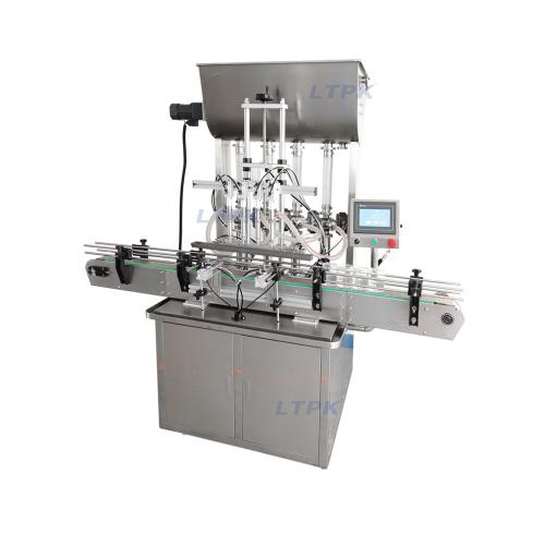 LT-QZDG4M 4 Heads Automatic Piston Paste Filling Machine With Mixer