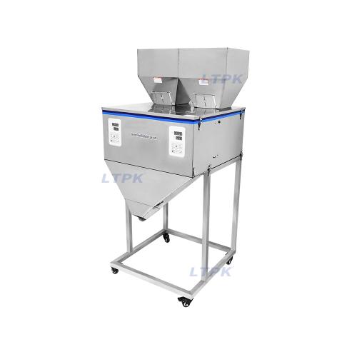 LT-W1200D 1200g Double Heads Weighing and Filling Machine for powder coffee bean
