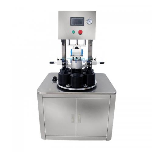 LTPK CUSTOM SIZE 4 HEADS SEMI-AUTOMATIC VACUUM CAPPING MACHINE