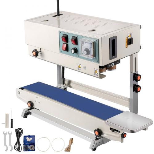 LTPK FR900 Horizontal Sealing Machine Band Heat Sealer with Digital Temperature Control for PVC Membrane Bag Film