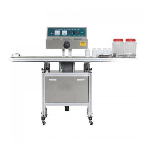 LGYF-2000BX Automatic Continuous Plastic Bottle Heat Sealing Electromagnetic Induction Sealer Aluminum Foil Film Sealing Machine